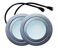 ruehalf Lumière LED for hotte aspirante, 2 pièces, DC 12V, 70mm, 1.5W, Compatible avec l'ancienne hotte de Cuisine, équivalent à Une Ampoule halogène de 20W(White 6000K,SM Connector_NO)