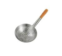 ruehalf Passoire épaisse en Acier Inoxydable 304, avec Long Manche, Grande Huile créative, Farine, Nouilles, boulettes, Tamis, écumoire, cuillère de Cuisine (Color : 24CM)