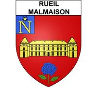 Rueil-Malmaison 92 ville Stickers blason autocollant adhésif - Taille : 4 cm