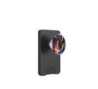 Ruelle méditerranéenne colorée et vibrante Art de Rue européen PopSockets PopWallet pour MagSafe