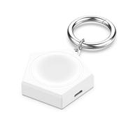 RuenTech Adaptateur de charge type C/Micro USB pour Huawei Watch GT4 41 mm/GT4 46 mm/GT3/GT3 Pro/GT2 Pro Chargeur pour Huawei Watch 4/4 Pro/3/3 Pro/GT Runner/Ultimate/Buds, avec porte-clés (blanc)