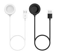 RuenTech Adaptateur de chargeur, pour Huawei Watch GT3 GT2 Pro, câble de charge USB, support d'alimentation compatible avec Huawei Watch3/GT Runner (blanc + noir)