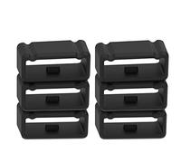 Ruentech Anneau de Fermeture en Silicone compatible avec garmin Fenix 3/Fenix 3 HR Bracelet de Montre de Sport Bracelet de Montre en Silicone et nœud compatible avec garmin Fenix 3/Fenix 3, 10-pcs