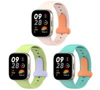 RuenTech Bracelet Compatible avec Xiaomi Mi Watch Lite 3/Redmi Watch 3, Bracelet de Rechange, Taille L