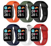 RuenTech Bracelet compatible avec Xiaomi Redmi Watch 3 Lite/Active, hommes et femmes, en silicone souple, bracelet de rechange compatible avec Redmi Watch 3 Lite/Watch 3 Active