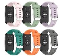 RuenTech Bracelet de montre de rechange en silicone pour montre intelligente Shang Wing L2, bracelet de sport de rechange en silicone pour ShangWing L2 accessoires (pack de 6)