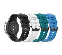 RuenTech Bracelet de montre de rechange en silicone souple de 22 mm compatible avec OUKITEL BT10/BT12/BT13/BT20/BT80/BT101/BT103