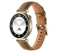 RuenTech Bracelet de rechange en cuir véritable souple compatible avec Oneplus Watch 3 43 mm, 18 mm pour montre connectée Oppo Watch X2 Mini, Mittelgroße, Cuir, Pas de gemme