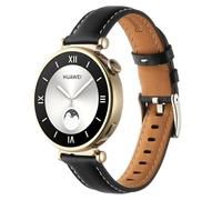 RuenTech Bracelet de rechange en cuir véritable souple compatible avec Oneplus Watch 3 43 mm, 18 mm pour montre connectée Oppo Watch X2 Mini, Mittelgroße, Cuir, Pas de gemme