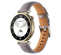 RuenTech Bracelet de rechange en cuir véritable souple compatible avec Oneplus Watch 3 43 mm, 18 mm pour montre connectée Oppo Watch X2 Mini, Mittelgroße, Cuir, Pas de gemme