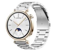 RuenTech Bracelet de rechange en métal compatible avec Oneplus Watch 3 43 mm / Oppo Watch X2 Mini - Bracelet de montre en acier inoxydable de 18 mm, Mittelgroße, Acier inoxydable, Pas de gemme