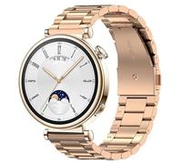 RuenTech Bracelet de rechange en métal compatible avec Oneplus Watch 3 43 mm / Oppo Watch X2 Mini - Bracelet de montre en acier inoxydable de 18 mm, Mittelgroße, Acier inoxydable, Pas de gemme