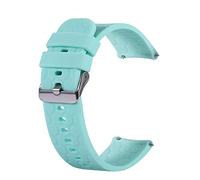 Ruentech Bracelet de rechange en silicone compatible avec Garmin Vivoactive 4s GPS Smartwatch (bleu-vert)