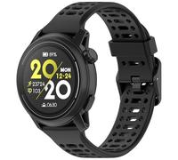 RuenTech Bracelet de rechange en silicone souple pour Coros Pace 3/Apex 2 Pro/Apex 2 Pro Kilian/Apex Pro/Apex 46 mm, 22 mm, Mittelgroße, Silicone, Pas de gemme