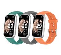 RuenTech Bracelet de rechange pour montre intelligente Sanorum/NAIXUES/RUXINGX CS5 1,47", bracelet de rechange en silicone pour montre connectée RUXINGX pour femme 1,47", Mittelgroße, Silicone, Pas de