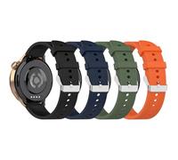 RuenTech Bracelet de rechange pour Oneplus Watch 3 43 mm, 18 mm - En silicone souple - Pour Oppo Watch X2 Mini, Mittelgroße, Silicone, Pas de gemme