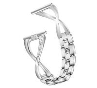 RuenTech Bracelet de rechange sport en métal de 18 mm compatible avec Ice Smart 2.0 1,2", Mittelgroße, Acier inoxydable, Pas de gemme