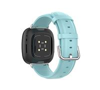 RuenTech Bracelet en cuir véritable compatible avec Fitbit Versa 4/Sense 2, bracelet de montre Fitbit Versa 3/Sense