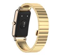 RuenTech Bracelet en métal de 16 mm compatible avec SHANG WING Lynn 2 - Bracelet de rechange réglable en acier inoxydable pour Shang Wing L2 - Pour homme et femme, Mittelgroße, Acier inoxydable, Pas