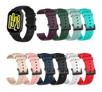 RuenTech Bracelet en silicone souple de 22 mm compatible avec Xiaomi Redmi Watch 5 Active et Redmi Watch 5 Lite, Eine Grösse, Silicone, Pas de gemme LOT DE 10