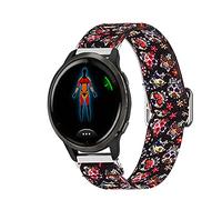 RuenTech Bracelet tressé élastique pour montre Garmin venu 2