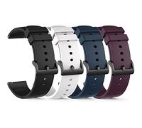 RuenTech Bracelets de 20 mm compatibles avec les bracelets de montre Ticwatch E3, bracelet pour bracelets Ticwatch GTH Pro/E/GTH/2, bracelet pour bracelets Ticwatch C2/C2 Plus (onyx et platine)