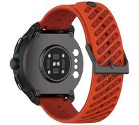 RuenTech Bracelets de montre de 22 mm compatibles avec Suunto Race 2/Race/Race S/Run/Vertical/9 Peak Pro/9 Peak/5 Peak Bracelet de sport en silicone souple pour Suunto Smart Watch, Mittelgroße