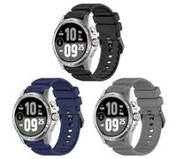 RuenTech Bracelets de montre en silicone souple de 24 mm pour Coros Apex 4 46 mm Bracelet de rechange pour Coros Nomad pour homme et femme, Mittelgroße, Silicone, Pas de gemme