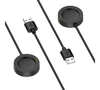 RuenTech Câble de charge compatible avec Xiaomi Watch S4/S3/S2, câble de chargeur, 100 cm, câble de charge USB portable, câble de rechange, pour Xiaomi Watch 2/2 Pro, noir et noir