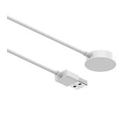 Ruentech Chargeur Compatible avec Fossil Gen 4 Venture HR/Explorist HR/5 Carlyle/Julianna/6 - Station de Câble de Charge - 100 cm - Blanc