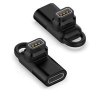 RuenTech Chargeur de montre de type C - Adaptateur de charge - Convertisseur de charge compatible avec Coros Pace Pro - Station de charge - Accessoire de montre intelligente (noir + noir)