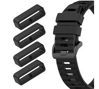 RuenTech Compatible avec Coros Vertix/Apex 46 mm/Apex Pro/Apex 2 Pro/Pace 3 Bracelet en silicone Fermeture Anneau Loop Hoop Clasp Accessoires (6 pièces)