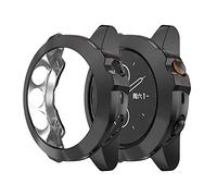 RuenTech Compatible avec Garmin Fenix 5X Plus Coque de protection de rechange en TPU souple Compatible avec Fenix 5X Plus Accessoires de protection (noir)