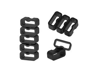 Ruentech Compatible avec Garmin Forerunner/Fenix/Samsung Gear S3/Fitbit Versa/Inspire/Charge 3/Suunto/Tomtom Smartwatch Bracelet avec boucle de fermeture 11 pcs