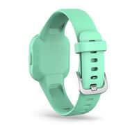 RuenTech Compatible avec Garmin Vivofit JR 3 Bracelet pour enfant 2020 Bracelet de rechange en silicone Bracelets de rechange Petit Grand (Bleu-vert)
