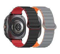 RuenTech Compatible avec Jugeman/Motast P99 Bracelet de rechange magnétique Compatible pour Jugeman/Motast P99 1,96" montre connectée, Silicone