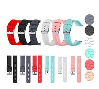 RuenTech Compatible avec Samsung Galaxy Watch 3 41 mm / Samsung Galaxy Watch Active 2 40 mm / 44 mm / Amazfit GTR 42 mm / Amazfit GTS GTS 2 Smartwatch Bracelet de rechange en silicone souple
