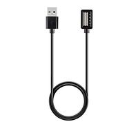 RuenTech Compatible avec Suunto Spartan SMart Watch Chargeur Câble d'accueil 100 cm Câble de support de charge de rechange compatible avec Suunto Spartan Actiity Tracker Accessoires Noir (1 pièce)