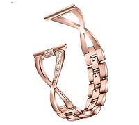 Ruentech Compatible Fossil Gen 4 Q Venture Hr Acier Inoxydable Bracelet Remplacement Métal Femmes