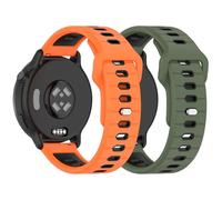 RuenTech Compatible pour OUKITEL BT10/BT12/BT13/BT20/BT80/BT101/BT103 Bracelet, 22mm Bracelet de sport en silicone souple pour montres intelligentes OUKITEL Accessoires, Mittelgroße, Silicone, Pas de