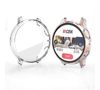 Ruentech Coque de protection anti-rayures, compatible avec Samsung Galaxy Watch Active 2 44 mm 40 mm (40 mm, transparent)