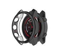 RuenTech Coque de protection compatible avec Garmin Forerunner 745, film de protection d'écran en TPU, anti-rayures, noir