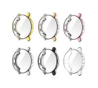 RuenTech Coque de protection compatible avec Garmin Venu 2 Plus, film de protection d'écran anti-rayures en TPU (toutes les 6 couleurs)