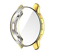 Ruentech Coque de protection compatible avec Garmin Venu 2 Plus, film de protection d'écran anti-rayures en TPU flexible (doré)