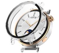 RuenTech Coque de protection compatible avec Huawei Watch GT4 41 mm, avec film de protection d'écran anti-rayures en TPU souple, accessoire de 41 mm (transparent)