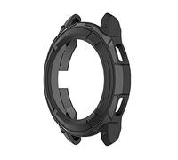 Ruentech Coque de protection pour Samsung Galaxy Watch 4 Classic 42 mm 46 mm - Protection intégrale contre les chocs en TPU - Noir
