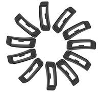 Ruentech Fermeture Bague compatible avec garmin Vivoactive HR Band, Coque en Silicone Montre Sangles sécurisé Passant compatible avec garmin Vívoactive HR Smartwatch Bracelet Accessoires, Lot DE 11