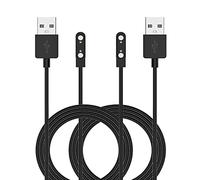RuenTech Lot de 2 câbles de charge compatibles avec Xplora XGO2 - Câble de charge USB magnétique de rechange - Pour Xplora XGO2 - Noir