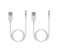 RuenTech Lot de 2 câbles de charge pour Fitpolo IDW208 Plus/Tensky ID208 Plus/ENOMIR ID208/aeac ID207/TOOBUR IDW16/GRV FC1 Câble de chargeur USB de rechange pour montre intelligente TOZO S2/S3/S4/S5