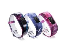 Ruentech Lot de 3 bracelets de rechange réglables en silicone pour enfant, compatibles avec Garmin Vivofit Jr. 2